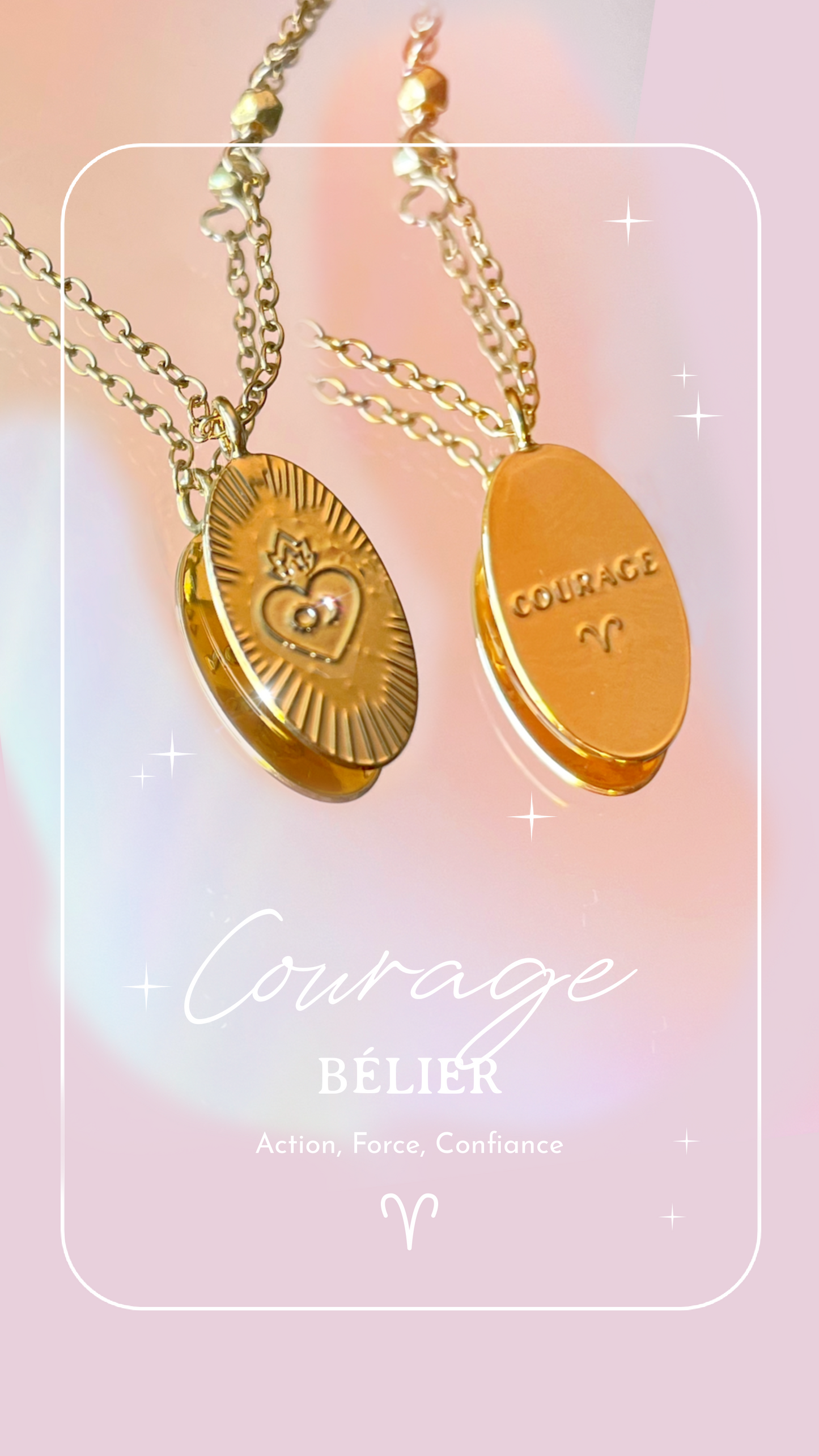 Collier Médailles Astro