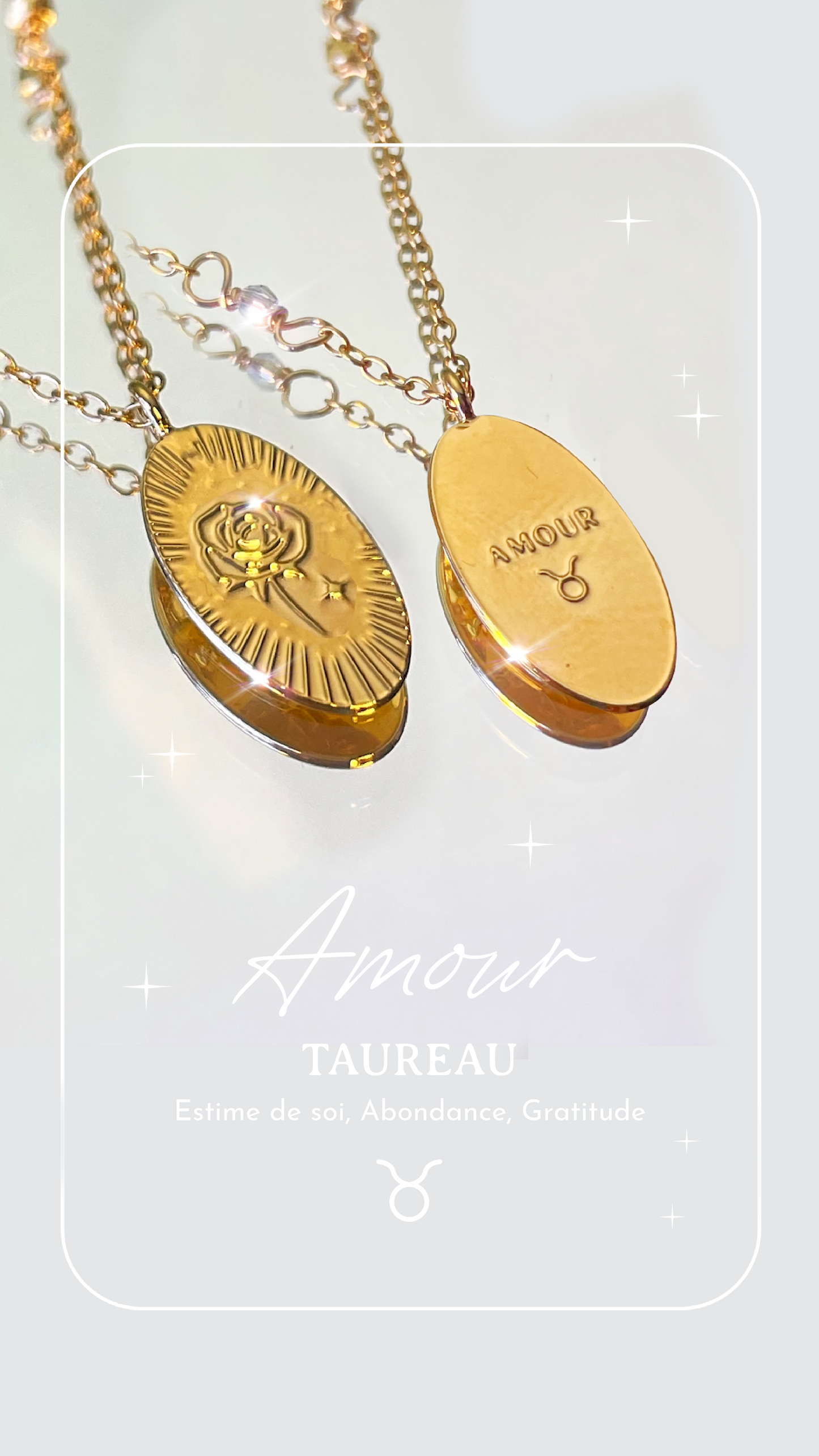 Collier Médailles Astro