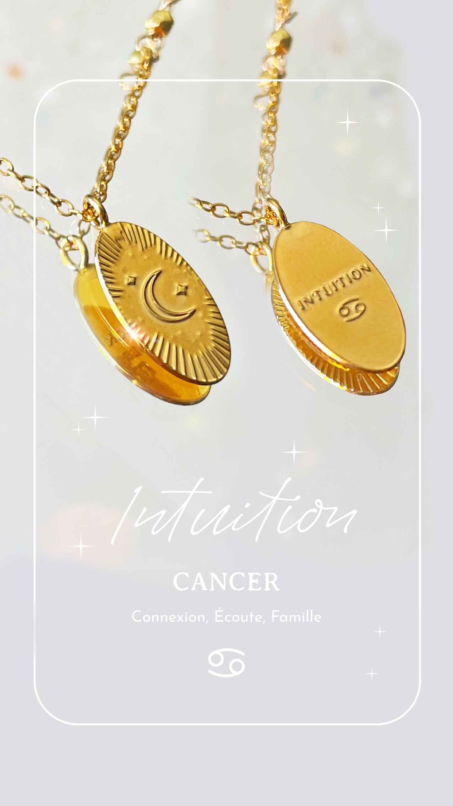 Collier Médailles Astro