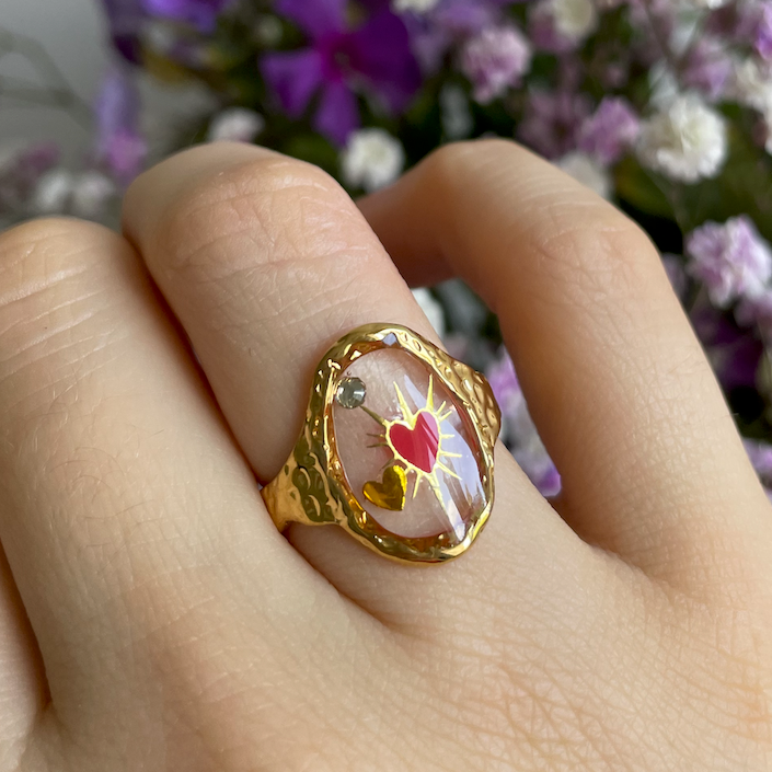 Bague Satellite Summer Love - Amour