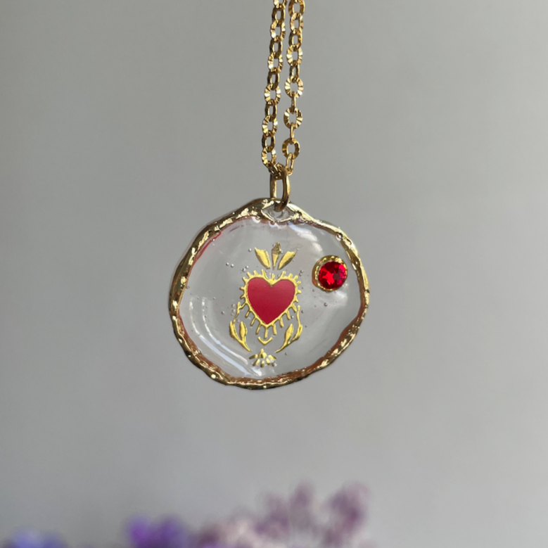 Collier Satellite Summer Love - Amour