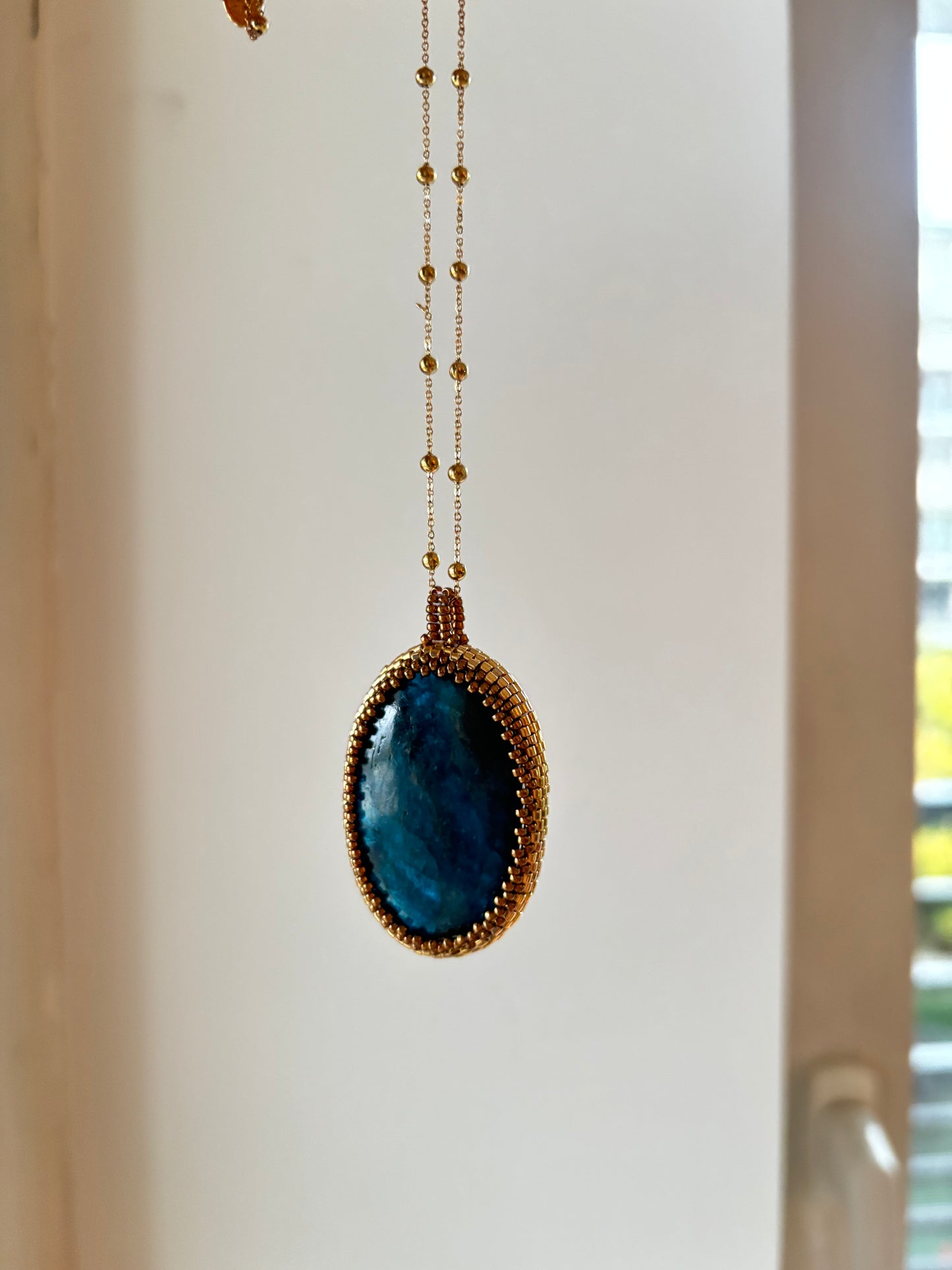 Pièce Unique Cosmic Apatite Bleu pour Laura 💙
