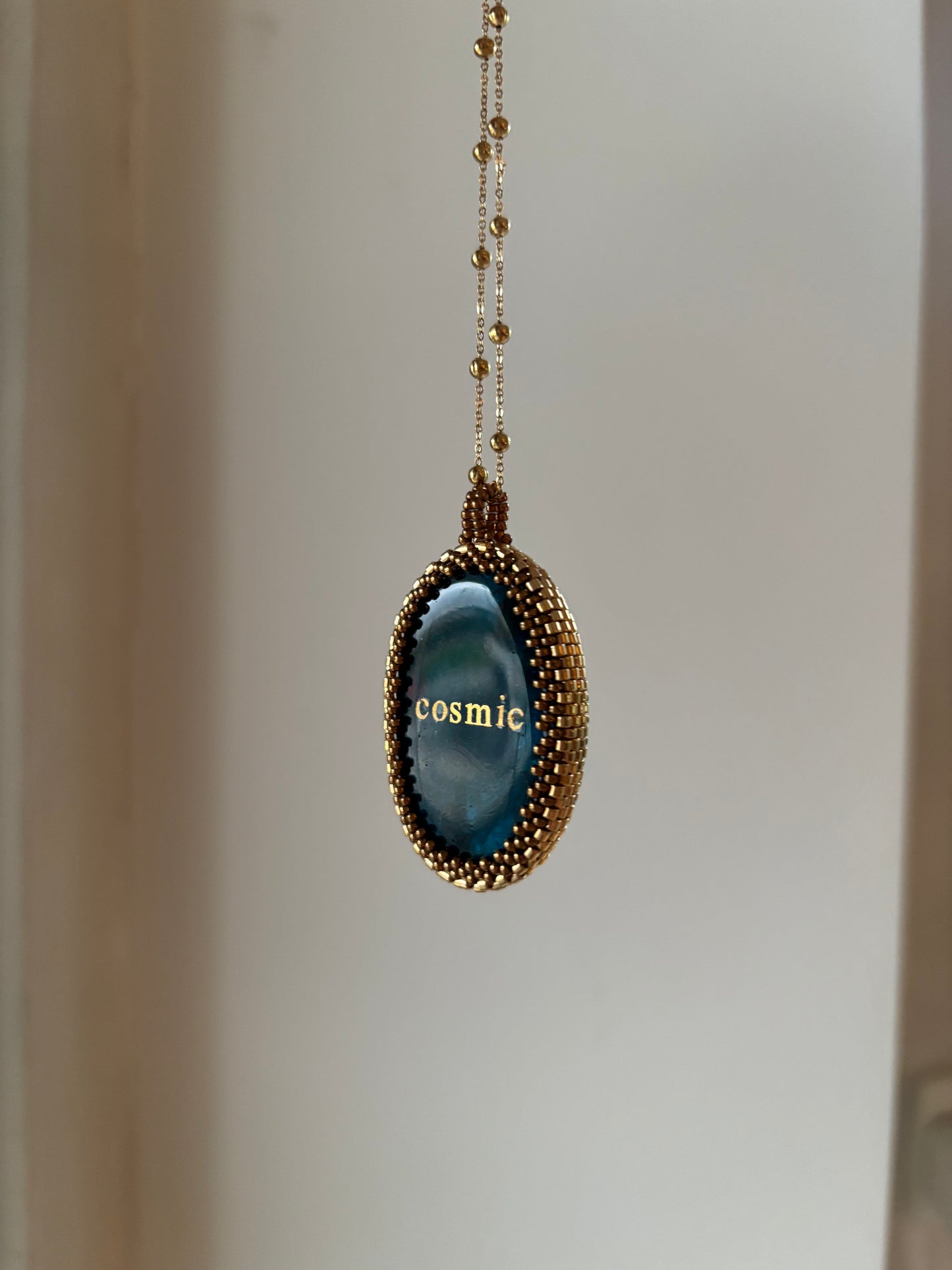 Pièce Unique Cosmic Apatite Bleu pour Laura 💙