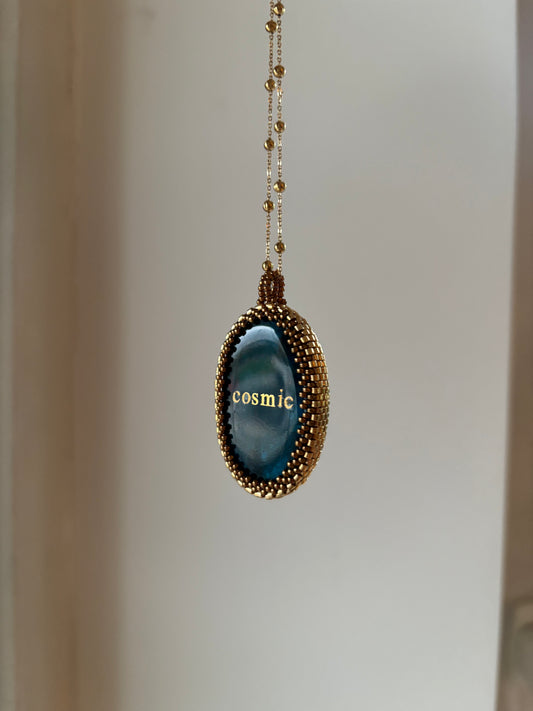 Pièce Unique Cosmic Apatite Bleu pour Laura 💙