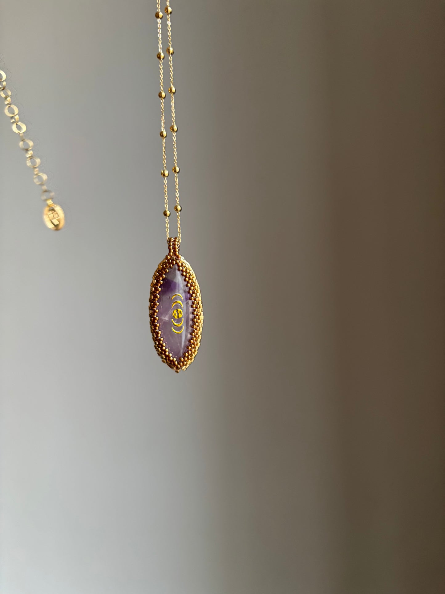 Pièce unique Phases de la Lune Améthyste pour Anaïs 🔮